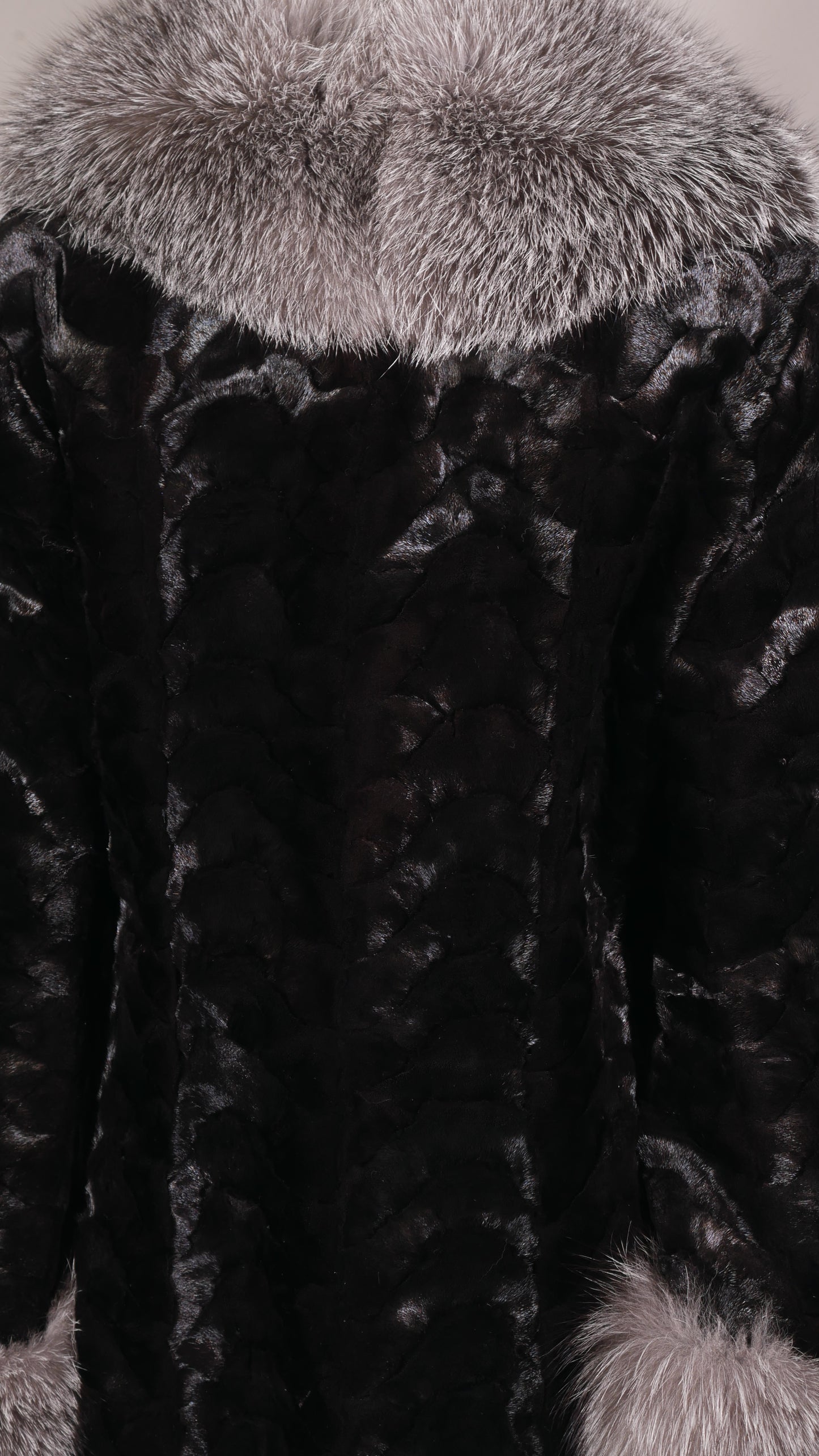 The Sheared Mink & Silver Fox Coat