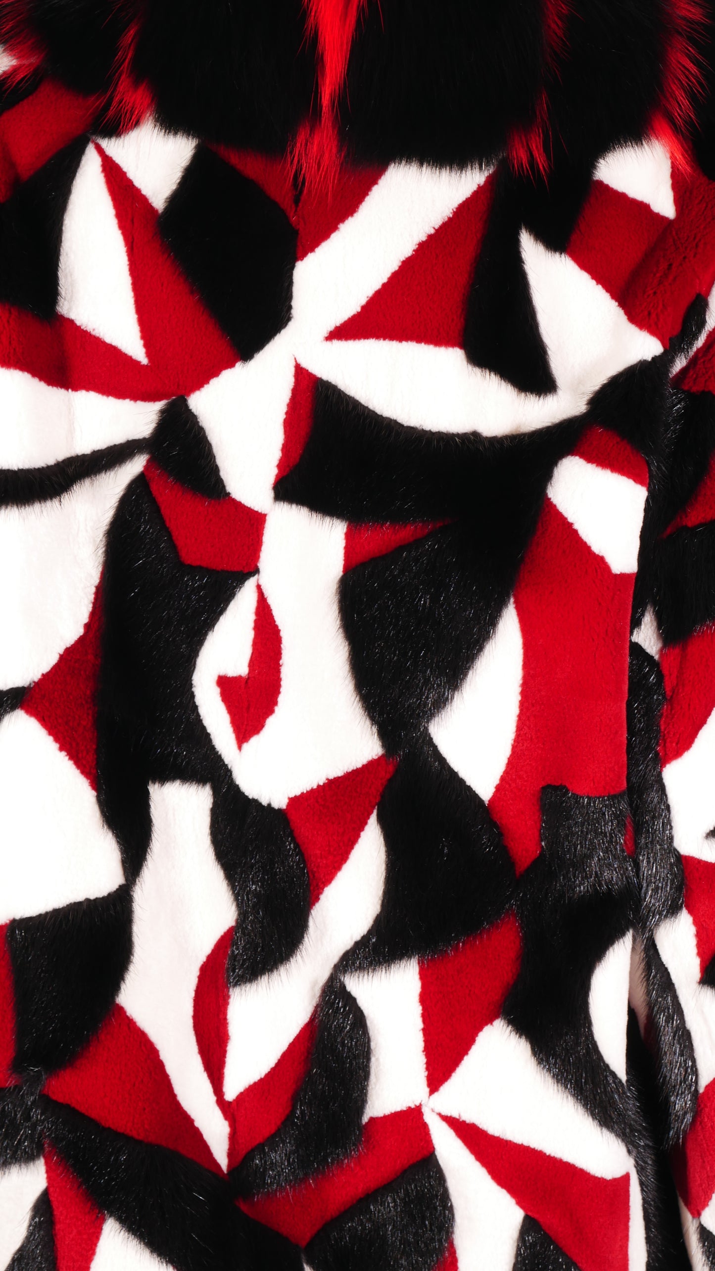 The Harlequin Mink & Fox Coat