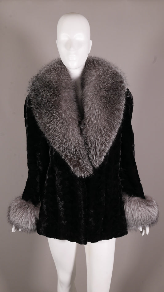The Sheared Mink & Silver Fox Coat