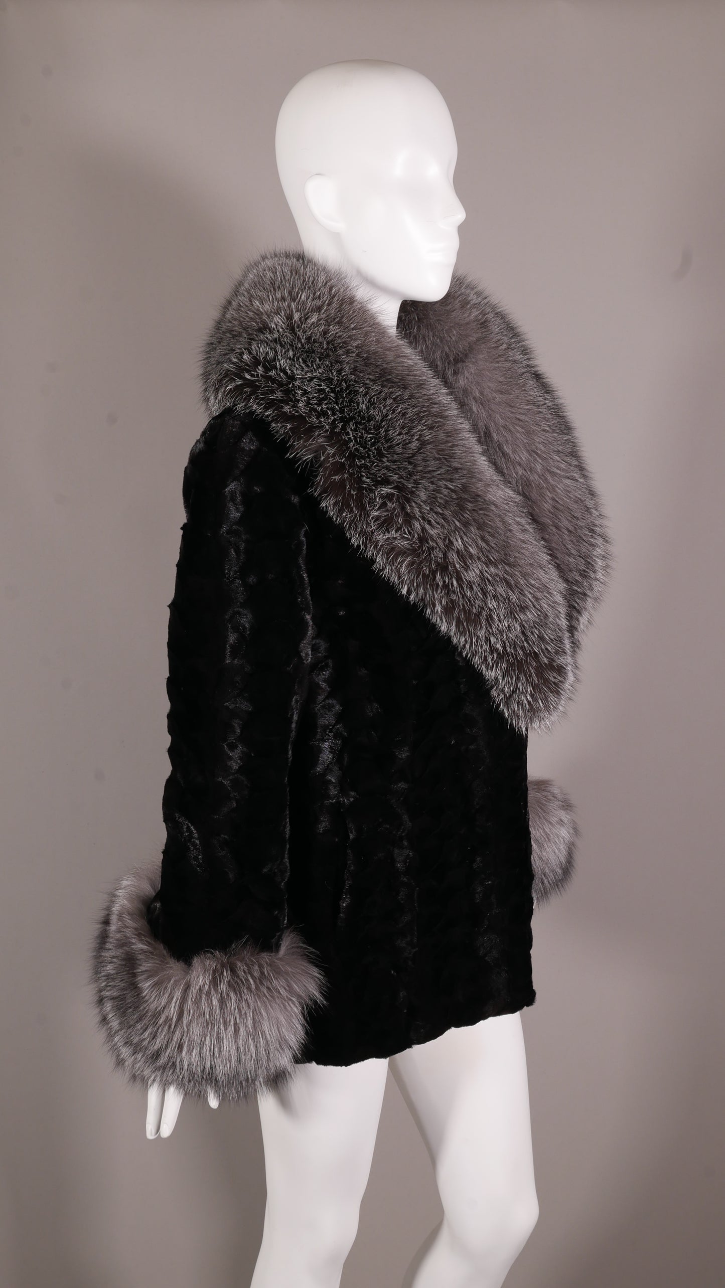 The Sheared Mink & Silver Fox Coat