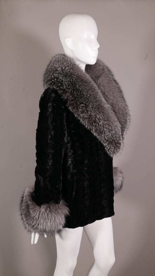 The Sheared Mink & Silver Fox Coat