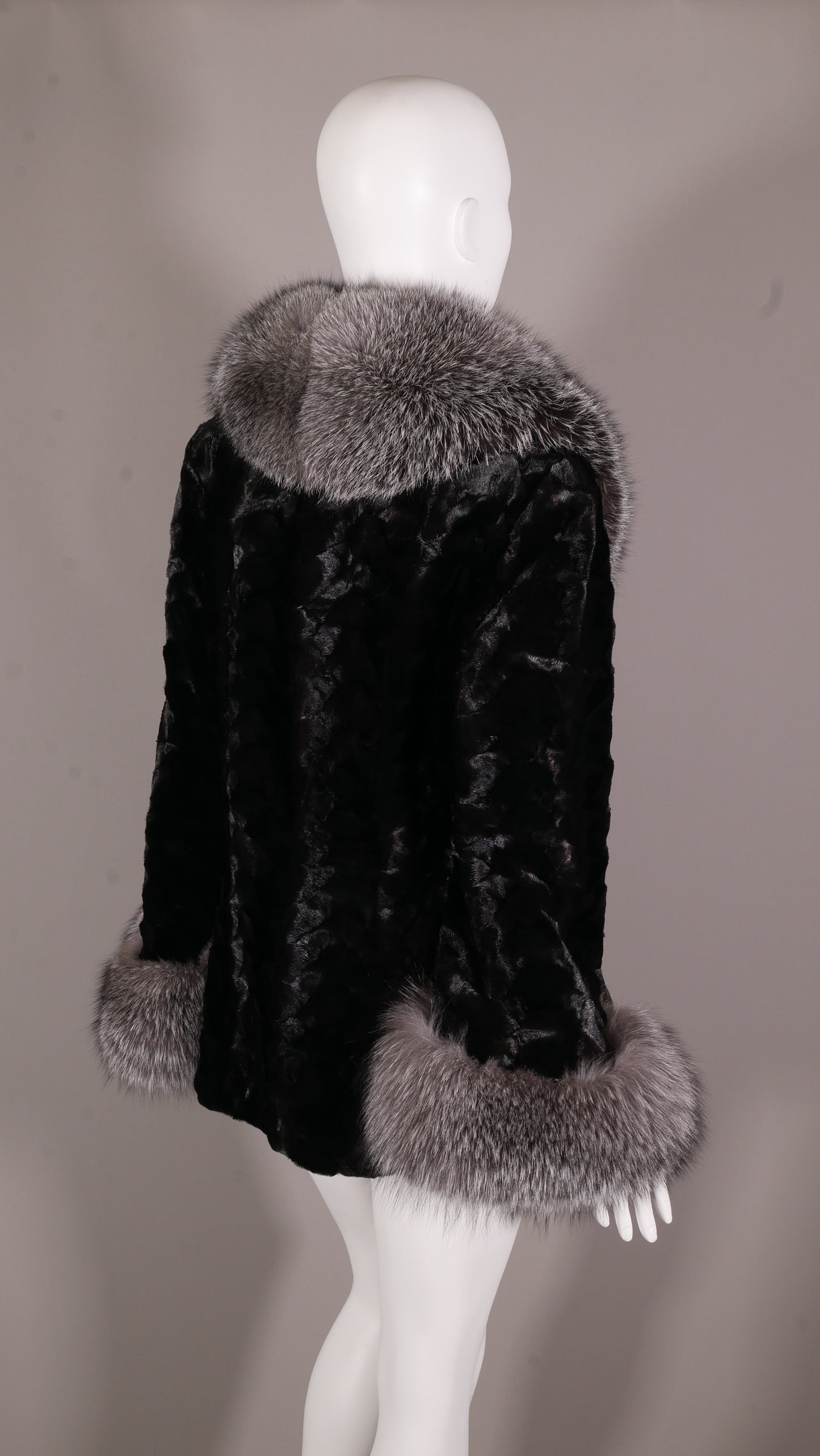 The Sheared Mink & Silver Fox Coat