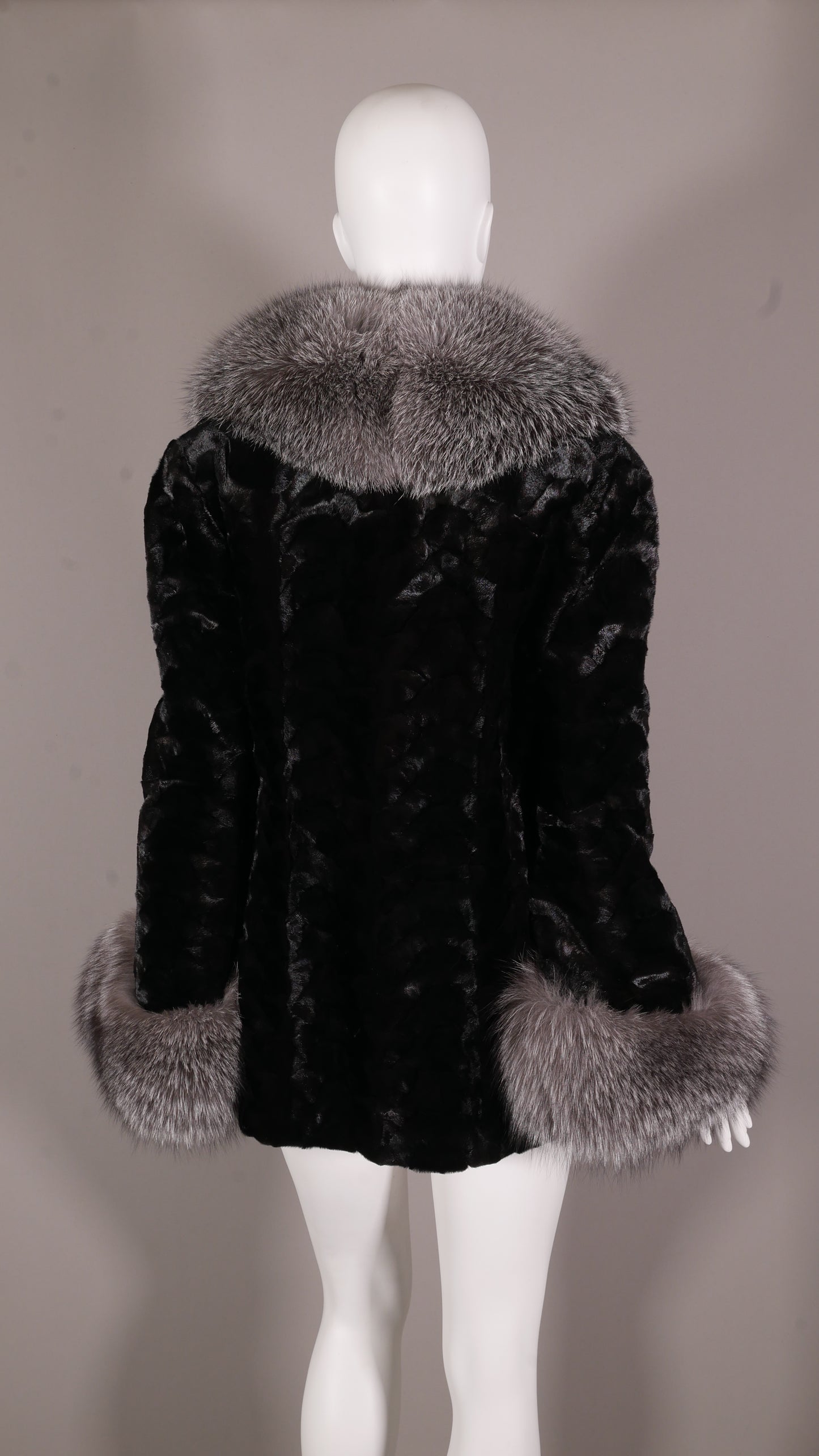 The Sheared Mink & Silver Fox Coat