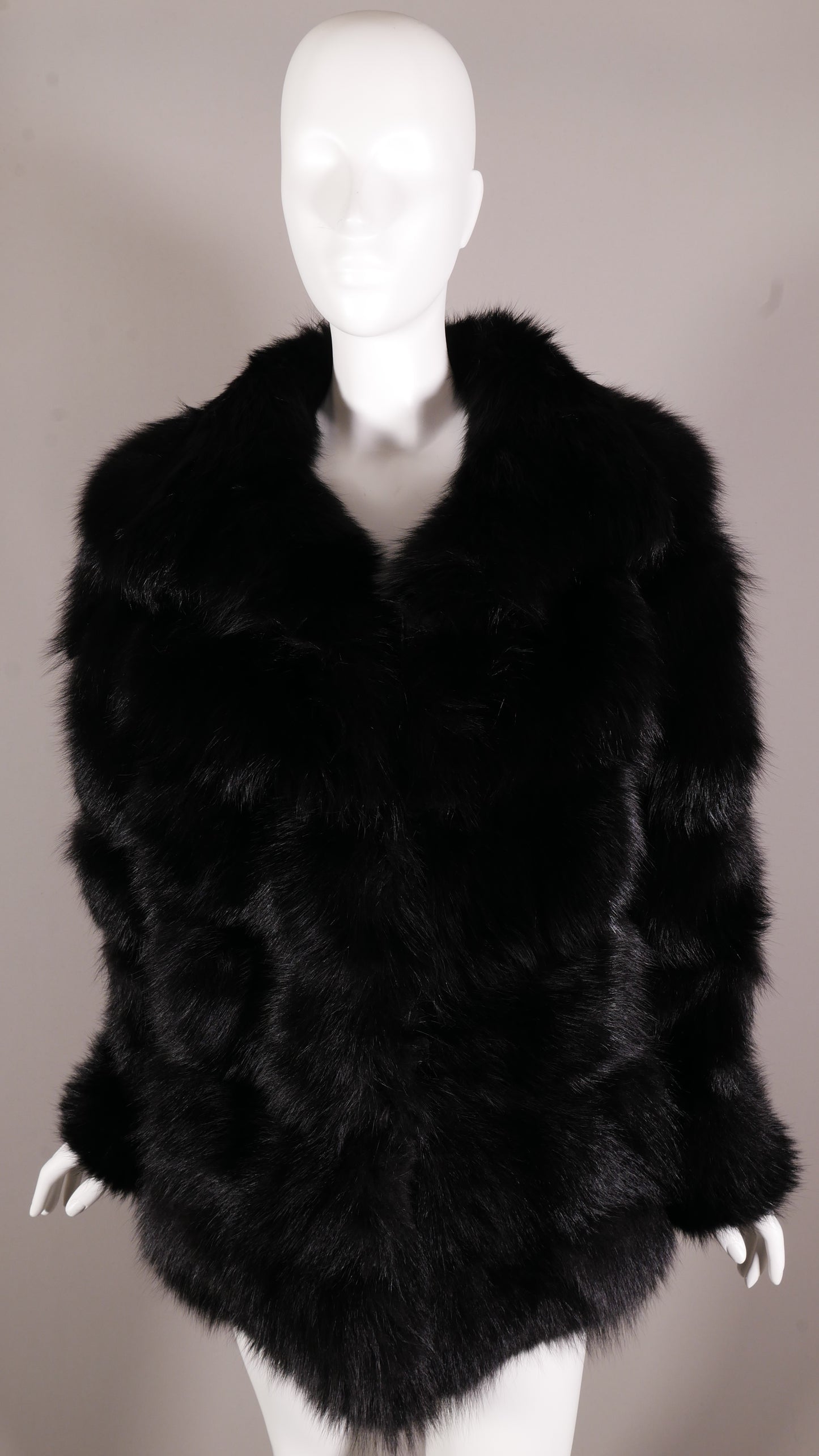 The Timeless Black Fox Coat