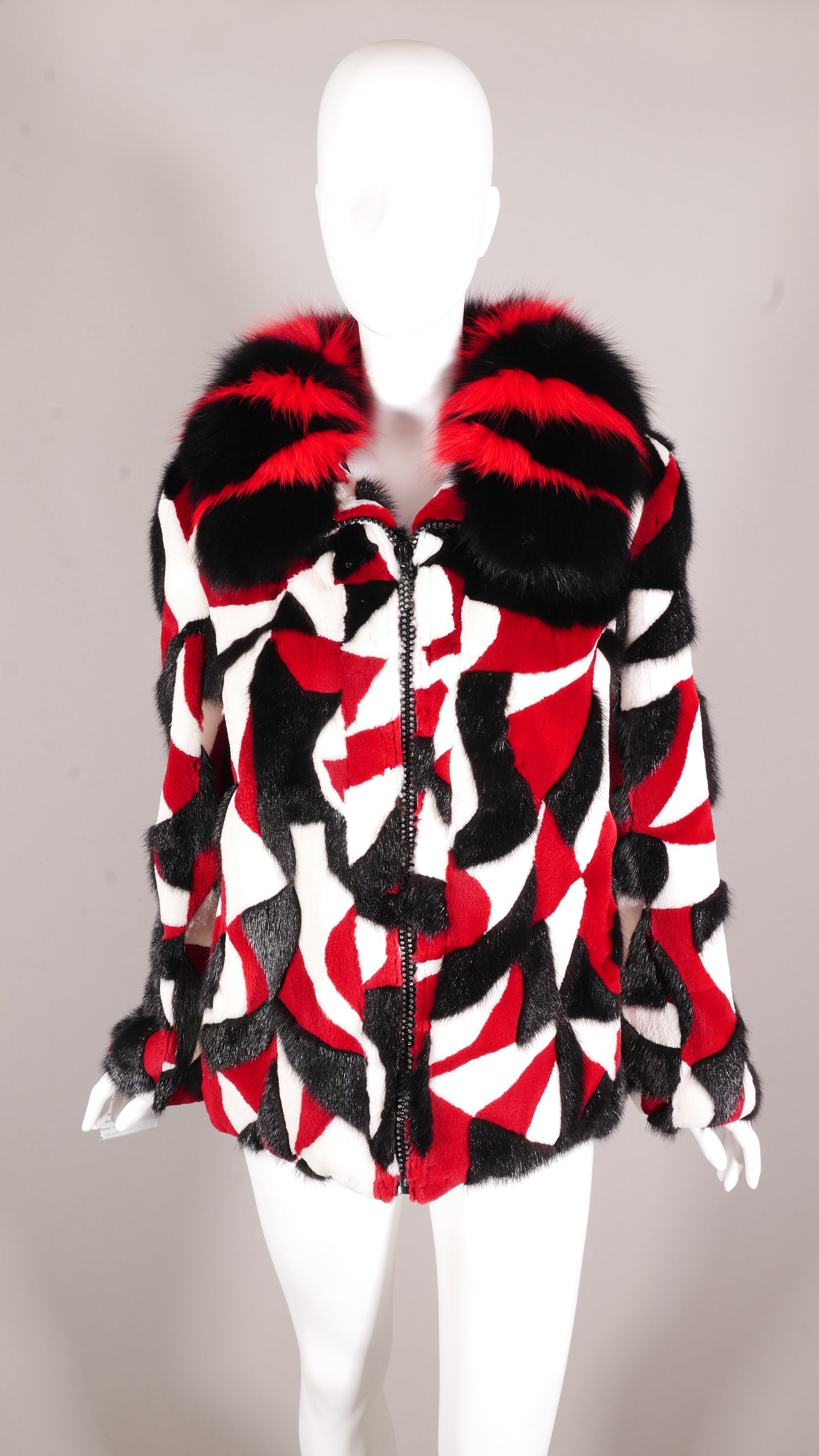 The Harlequin Mink & Fox Coat